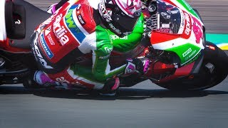 2018 French GP - Aprilia in action