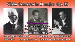 Tchaikovsky: Violin Concerto, Ricci & Sargent (1961) チャイコフスキー ヴァイオリン協奏曲 リッチ