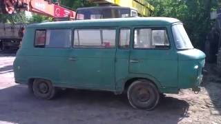 Barkas B1000 с двс УЗАМ 3317 (1.7л) и кпп москвич 2141