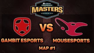 Gambit Esports vs Mousesports | Map#1 | DreamHack Stockholm 2018