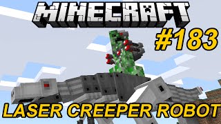 ЧТО БУДЕТ ЕСЛИ ДИНОЗАВРЫ ПРИДУТ С НЕБЕС | Laser Creeper Robot Dino Riders Mod