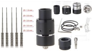 №64, 65. Дрипка Velocity RDA (Fasttech) и Jig tool для намотки Coil.