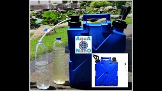 LifeFilta LFJC JERRY CAN Drinking Water NANO Filter at KOSTER Island SWEDEN 2016