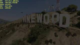 GTA V Benchmark i5 6500 + EVGA GTX 1070 ACX 3.0