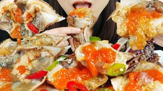 ASMR SOY SAUCE RAW CRAB ?오랜만에 간장게장 먹방 *GanjangGejang MUKBANG カンジャンゲジャン, Cua Ngâm Tương, ปูถั่วเหลือ