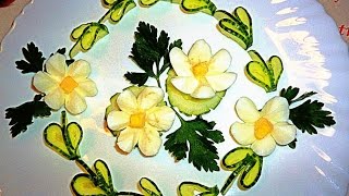 7 ЛАЙФХАКОВ КАК КРАСИВО НАРЕЗАТЬ ЯЙЦА! УКРАШЕНИЯ ТАРЕЛКИ!