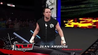 WWE 2K15 Dean Ambrose TLC 2014 Attire, Entrance, Signature, Finisher