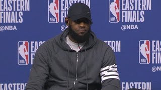 LeBron James Postgame Interview - Game 5 | Cavaliers vs Celtics | 2018 NBA East Finals
