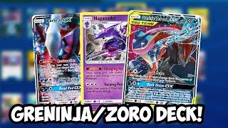 Greninja & Zoroark GX Is GOOD! W/Naganadel & Darkrai GX! EZ OHKOS Unbroken Bonds PTCGO