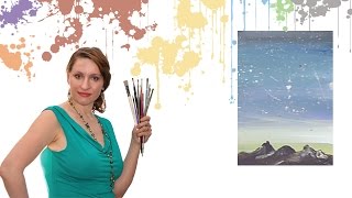Как научиться рисовать Горы. Уроки рисования для начинающих.
