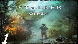 Прохождение. S.T.A.L.K.E.R. Народная Cолянка+ОП 2.1. #001.  Пещера и контр-снайпер.