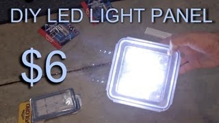 DIY LED Light Panel - $6