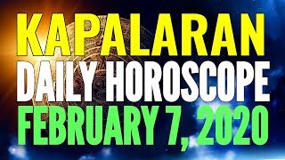 Horoscope ngayong araw February 7, 2020