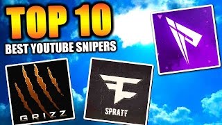 Top 10 "BEST YOUTUBE SNIPERS" in COD HISTORY (Top Ten) Call of Duty | Chaos