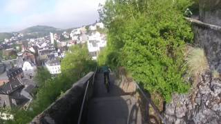 Felsenkirche Treppen Ballern