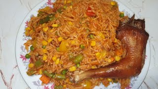How to Cook Nigeria Jollof with Veggies