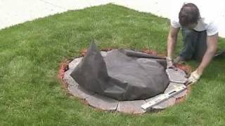 How to Build a Raised Island Garden Bed with Retaining Wall Bricks