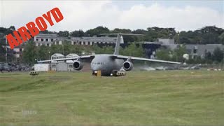 Antonov An-178 Flight Demonstration - Farnborough Airshow 2016 (Tuesday)
