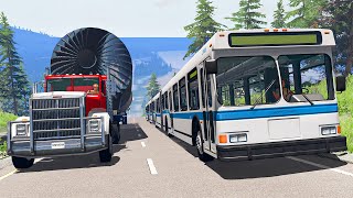 Bus and Truck Crashes #1 - BeamNG Drive | SmashChan