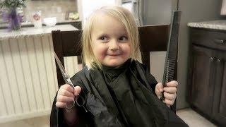 BIG GIRL HAIRCUT!