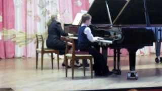 И.Беркович, Концерт №2 До мажор для фортепиано с оркестром, II и III части