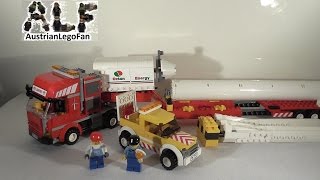 Lego City 7747 Wind Turbine Transport / Windturbinen Transporter - Lego Speed Build Review