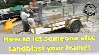 Sandblasting the 1978 F-350 - Thez  Nutz Garage Episode #30