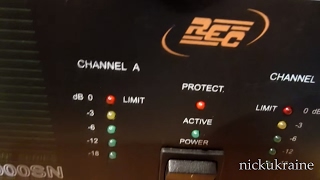 Усилитель REC PA 1000 Мечта детства = Киловатт звука Часть 1