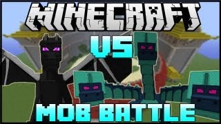 "ENDER DRAGON VS HYDRA?" - Minecraft: Mob Battle Arena - TWILIGHT FOREST MOD!