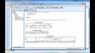 Paired Samples T Test Using SPSS