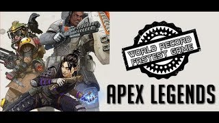 FASTEST WIN EVER on Apex Legends 6m36s *NEW WORLD RECORD*