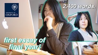 writing a 2400 word essay in 4 hours ?‍? - Oxford University life | viola helen