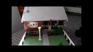 Lego house with basement