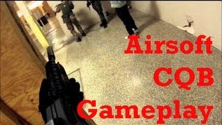 Airsoft Gameplay @ Combat City Indoor 6/2/13 | Custom PolarStar M4 | 1080p HD