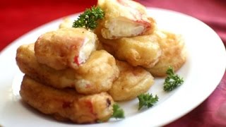 Крабовый рецепт, палочки в кляре!