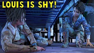 Louis Gets Shy When Seduced by Clementine - FanMade - The Walking Dead The Final Season