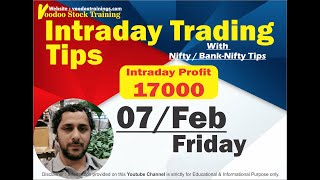 Intraday Jackpot for 07 Feb | Free Intraday Trading Tips | Intraday Trading Strategies For Beginners