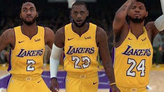 LeBron James , Kawhi Leonard & Paul George Go To The Lakers! | NBA 2K18 |