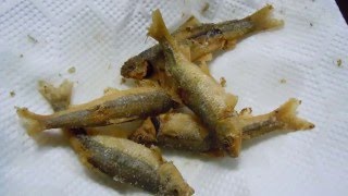 極旨ホンモロコの唐揚げ
