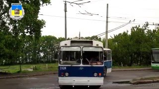 Черкасский троллейбус- ЗиУ-683Б №2024 08.05.2016