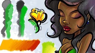 Painting with Custom Photoshop Brushes