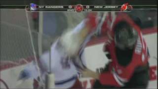 Colton Orr vs Michael Rupp Feb 9, 2009