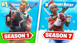*NEU* SEASON 1 vs. SEASON 7 Modus in Fortnite Battle Royale