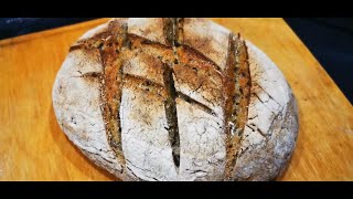 Хлеб Морской на закваске / Без промышленных дрожжей / Закваска Левито Мадре