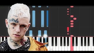 Lil Peep - Life Is Beautiful (Piano Tutorial)