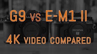 Panasonic G9 vs Olympus OM-D E-M1 II - 4K Video Comparison