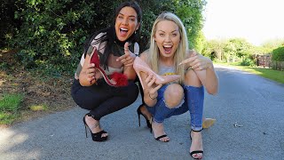 SUPER HIGH HEELS RACE!