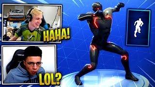 NINJA & MYTH REACT TO *NEW* RAMBUNCTIOUS EMOTE/DANCE! - Fortnite Best & Funny Moments (Fortnite BR)