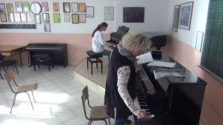 09.01.2020 Loraine Noack: Mira Marchenko' Master class, Music school, Budva, Montenegro