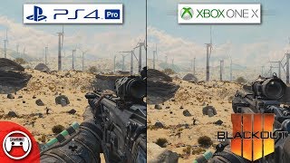 Black Ops 4 Blackout PS4 Pro vs. Xbox One X Graphics Comparison